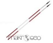 Sprzęt geodezyjny - Nedo Stalowa dwuczęściowa składana tyczka sygnalizacyjna 2,16 m 45645646 - miniaturka - grafika 1