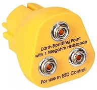 Akcesoria do lutowania - Velleman WTYCZKA UZIEMIAJĄCA (EUROPA) DO MATY ANTYSTATYCZNEJ AS18 - miniaturka - grafika 1