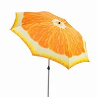 Parasole ogrodowe - Parasol Plażowy Balkonowy Składany Łamany 2m UV 411564ORA - miniaturka - grafika 1