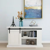 Akcesoria do drzwi - VidaXL Lumarko System do montażu drzwi przesuwnych, stal węglowa, 122 cm 148016 VidaXL - miniaturka - grafika 1