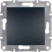 Wyłączniki światła i elektryczne - Schneider Asfora przycisk podtynkowy pojedynczy antracyt EPH0800371 - miniaturka - grafika 1