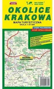 Okolice Krakowa część południowa mapa turystyczna 1:67 000 - Wydawnictwo Kartograficzne - Atlasy i mapy Okolice Krakowa część południowa mapa turystyczna 1:67 000 - Wydawnictwo Kartograficzne - Atlasy i mapy - miniaturka - grafika 2
