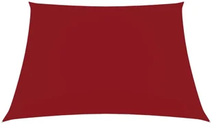 vidaXL Żagiel ogrodowy, tkanina Oxford, kwadrat, 2,5x2,5 m, czerwony vidaXL - Parasole ogrodowe - miniaturka - grafika 4