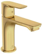 Baterie umywalkowe - Ideal Standard Connect Air Bateria umywalkowa bez korka złoto szczotkowane połysk A7010A2 - miniaturka - grafika 1