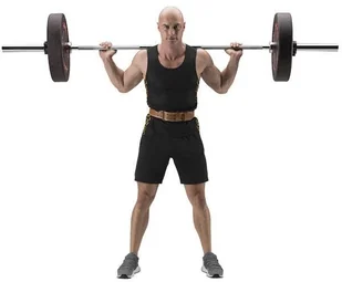 HMS PA3998 BROWN ROZM. L PAS DO ĆWICZEŃ SIŁOWYCH - Pasy kulturystyczne - miniaturka - grafika 4