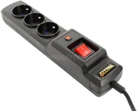 Listwy zasilające - Accura Premium Sagitta 3 gniazda 2.5m (ACC4021) - miniaturka - grafika 1