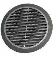 Kratki wentylacyjne - Parkanex Wentylacyjna Okrągła Tworzywo Fi 125 Grafit - miniaturka - grafika 1