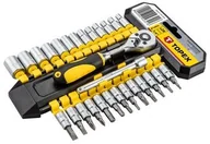 Klucze i nasadki - Topex KLUCZE NASADOWE 1/4 - miniaturka - grafika 1