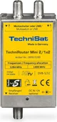 Rozgałęźniki i multiswitche do TV-SAT - Technisat Tech TechniRouter Mini 2/1x2 - 0000/3289 - miniaturka - grafika 1