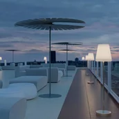 Lampy ogrodowe - NewGarden Lola Slim 120 lampa stojąca antracytowa - miniaturka - grafika 1