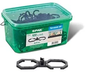 Inne - SPAX Spax cyrkulację powietrza, odstęp między Air, 6,5 MM, 100 sztuk w pudełku ozdobnym uchem L, 100 sztuk, czarny, 5009422565009 - miniaturka - grafika 1