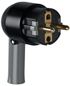 Legrand Wtyczka 2P+Z 16A z dźwignią czarna 50176 - Kostki, złączki, wtyczki - miniaturka - grafika 3