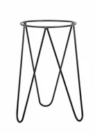 Kwietniki - Czarny nowoczesny kwietnik Loft 50cm 10-1341 - miniaturka - grafika 1