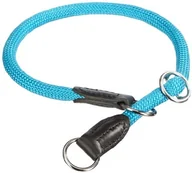 Artykuły szkoleniowe - HUNTER Hunter Freestyle Dressur halsung, Rosy, Petrol - miniaturka - grafika 1