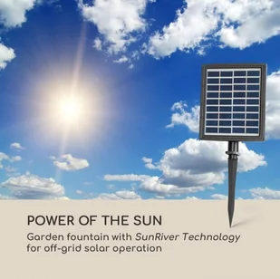 Blumfeldt Mantua, fontanna kaskadowa, fontanna solarna, fontanna ogrodowa, 4 poziomy, bateria LEU13-Mantua - Fontanny ogrodowe - miniaturka - grafika 2