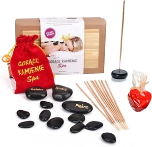 Gadget Factory Zestaw gorących kamieni do masażu (PL) GAD00842 - Gadżety dla niej i dla niego - miniaturka - grafika 2