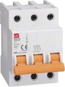 Bezpieczniki elektryczne - LEGRAND LSiS nadprądowy 3P B 63A 6kA AC BKN 3P B63A 06130078R0 06130078R0 - miniaturka - grafika 1