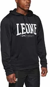 Kurtki i kamizelki sportowe męskie - LEONE 1947 LEONE 1947 Felpa Con Cappuccio Logo kurtka, czarna, L 226183 - miniaturka - grafika 1