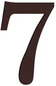Numery na dom - Cyfra 7 WYS. 18 CM - miniaturka - grafika 1