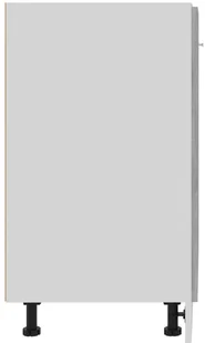 vidaXL Szafka kuchenna, szarość betonu, 60x46x81,5 cm, płyta wiórowa 801192 - Szafki kuchenne - miniaturka - grafika 6