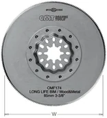 Brzeszczoty - CMT Brzeszczot oscylacyjny 85 mm STARLOCK OMF174-X1 OMF174-X1 - miniaturka - grafika 1