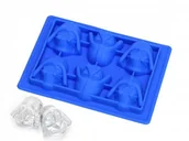 Akcesoria do lodu - Eurobatt Silikonowe foremki do lodu Darth Vader Niebieskie 0902-niebieskie - miniaturka - grafika 1