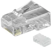 Złącza, przejściówki, adaptery - Solarix Wtyk RJ45 CAT6 UTP 8p8c KRJ45/6SLD drut) KRJ45/6SLD - miniaturka - grafika 1