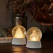 Oświetlenie świąteczne - Sirius Kula śnieżna LED Santa z efektem padającego śniegu - miniaturka - grafika 1