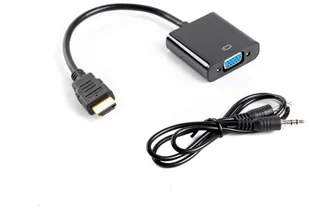 Lanberg Adapter HDMI-A M) > VGA F) + audio na kablu (AD-0017-BK) - Adaptery i przejściówki - miniaturka - grafika 6
