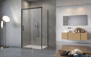 Radaway Idea Black Kds kabina prysznicowa 130x90 lewa przejrzyste 10115130-54-01L/10117090-01-01 - Kabiny prysznicowe Radaway Idea Black Kds kabina prysznicowa 130x90 lewa przejrzyste 10115130-54-01L/10117090-01-01 - Kabiny prysznicowe - miniaturka - grafika 3