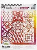 Scrapbooking - Carabelle Studios APCA60018 Carabelle Studio Art Printing gumowy stempel, kwadrat, płytki cementowe, do monodruku z płytkami żelowymi - miniaturka - grafika 1