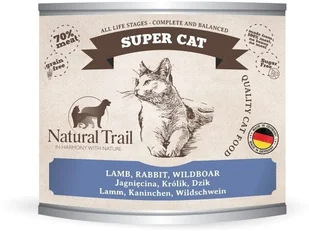 Natural Trail Super z Jagnięciną, Królikiem i Dzikiem 200 G - Mokra karma dla psów - miniaturka - grafika 2
