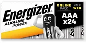Baterie i akcesoria - Energizer Baterie AAA, baterie trzyosobowe z zasilaniem alkalicznym, 24 sztuki E301594300 - miniaturka - grafika 1