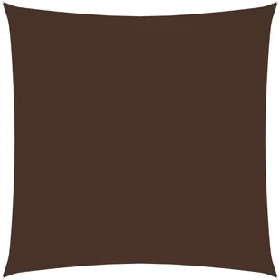 vidaXL Żagiel ogrodowy, tkanina Oxford, kwadratowy, 7x7 m, brązowy vidaXL - Parasole ogrodowe - miniaturka - grafika 2