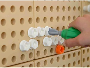 Masterkidz Ręczne Narzędzia 6 Elementów Śrubokręt Klucz - Tablica Naukowo-Edukacyjna Masterkidz STEM ME13101 - Mały majsterkowicz - miniaturka - grafika 3