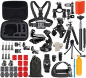 Akcesoria do kamer sportowych - GOPRO Zestaw mocowań uchwyty do Hero 8 7 6 5 Black - miniaturka - grafika 1