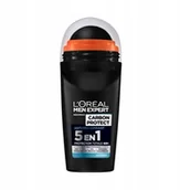 Dezodoranty i antyperspiranty męskie - Antyprespirant w kulce L'oreal Men Carbon 5w1 50ml - miniaturka - grafika 1