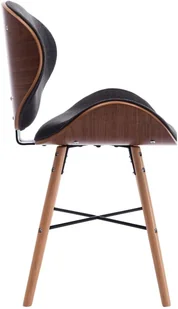 vidaXL Krzesła do jadalni, 6 szt., ciemnoszare, tkanina i gięte drewno - Krzesła - miniaturka - grafika 13