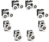 Akcesoria do armatury i ceramiki - Komplet 8szt rolek do kabin prysznicowych 25mm - miniaturka - grafika 1