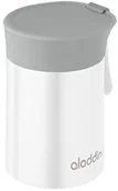 Termosy - Aladdin Enjoy pojemnik gastronomicznych, 0.4 litra, z podwójnymi ścianami, izolowany próżniowo, szczelne, stal nierdzewna, Biały, 9 x 9 x 14 cm 10-06638-002 - miniaturka - grafika 1