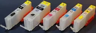 Zestawy do napełniania tuszy i tonerów - Canon ZESTAW 5x wieczny kartridż zamienny PGI550/CLI551+tusz 5 kol do iP7250/MG5450/MG6350/MX925 catalog96628 - miniaturka - grafika 1