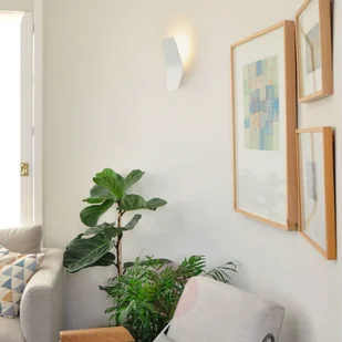 Casablanca Ashiya lampa oświetlająca ścianę biała - Lampy ścienne - miniaturka - grafika 3