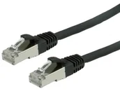Kable miedziane - Value S/FTP (PIMF-) Patch Cable Kat.6, LSOH, czarny, 5 m 7611990114245 - miniaturka - grafika 1