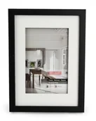 Ramki na zdjęcia - Icar Ramka 21x30 (15x21) z passepratout czarna EFEKT 3D RIC21EF3D2 - miniaturka - grafika 1