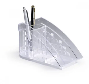 Durable Przybornik na długopisy Trend ażurowy transparentny 1701627400 - Przyborniki na biurko - miniaturka - grafika 2