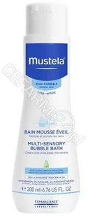Mustela BEBE - BAIN MOUSSE płyn do kąp. bąbelkowa kąpiel PŁYN 200ml 7029923 - Kosmetyki kąpielowe dla dzieci - miniaturka - grafika 4