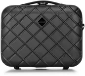 Kosmetyczki, organizery i kuferki - Wittchen Kosmetyczka podróżna z ABS-u w ukośną kratkę 56-3A-554-91 - miniaturka - grafika 1