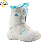 Buty snowboardowe - Burton Buty Grom Boa white 9009521515674 - miniaturka - grafika 1