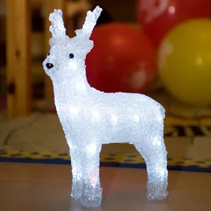 KonstSmide Mały renifer LED na baterie 32cm - Oświetlenie świąteczne - miniaturka - grafika 3