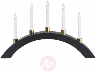 Best Season Świecznik łukowy Halla z LED, szary - Świeczniki - miniaturka - grafika 2